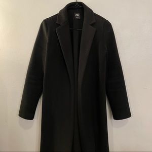 ✨Black Zara (faux) wool coat✨